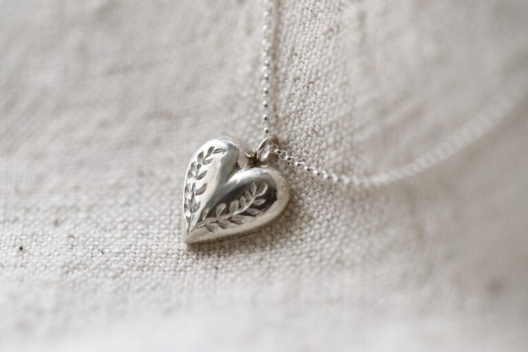 Botanical Heart Necklace