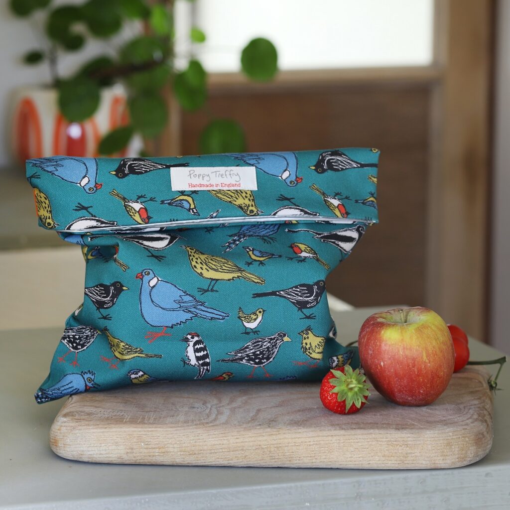 Garden Birds Organic Lunch Bag