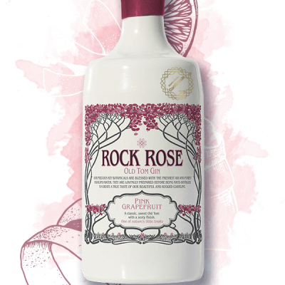 Pink Grapefruit Old Tom Rock Rose Gin