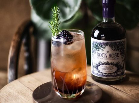 Rock Rose Sloe Gin Cocktail