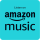 US EN ListenOn AmazonMusic Button SQUARE Cyan
