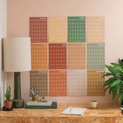 A4 Monthly Undated Wall Planner by Good Tuesday