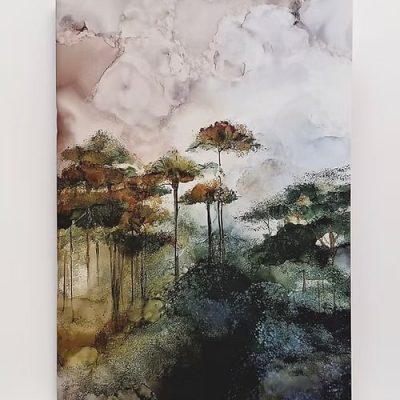 A5 Velvet Touch Notebook - Autumn's Approach