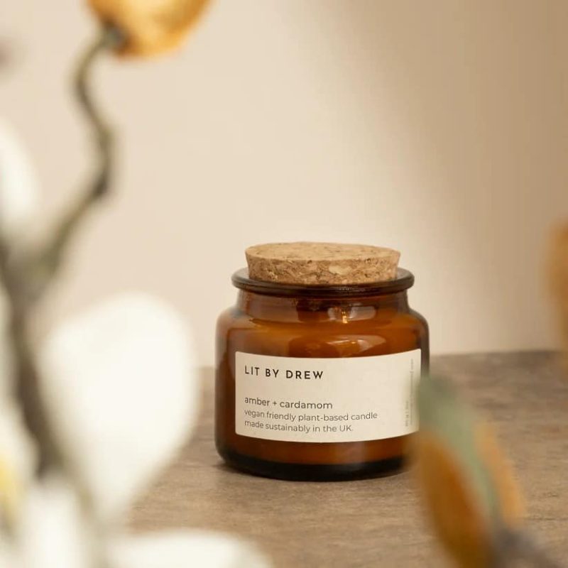 Amber & Cardamom Apothecary Style Candle