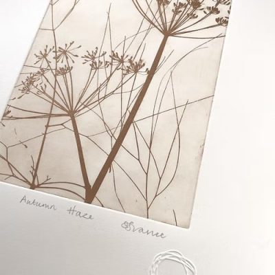 Autumn Haze Solar Plate Print