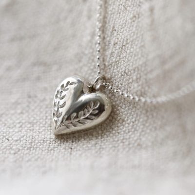 Botanical Heart Necklace