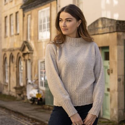 Brae Lambswool Jumper - Oatmeal