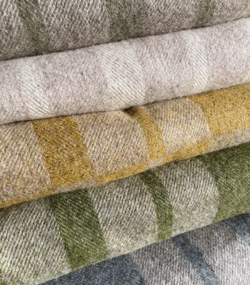 Cumbrian Checked Wool Blanket