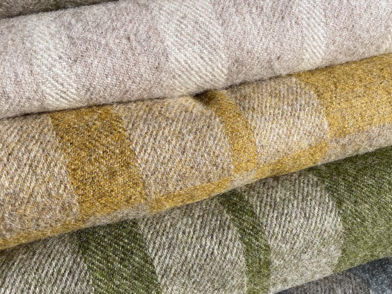Cumbrian Checked Wool Blanket Cumbrian Checked Wool Blanket