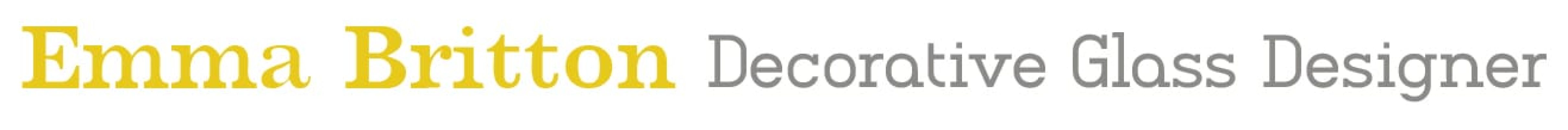 Emma Britton Decorative Glass Designer