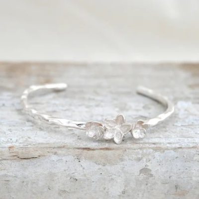 Hawthorn Blossom Bangle