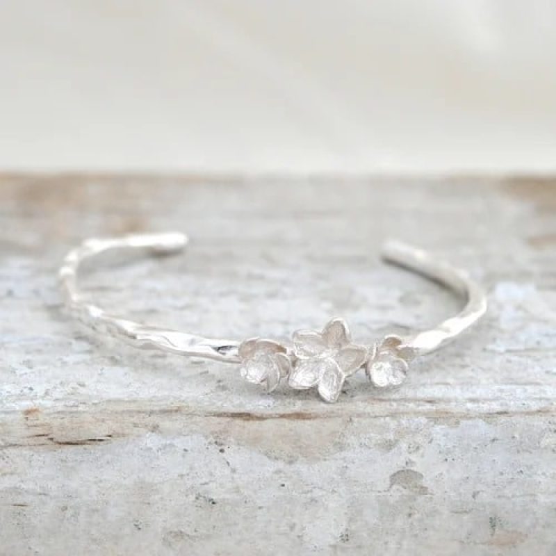 Hawthorn Blossom Bangle