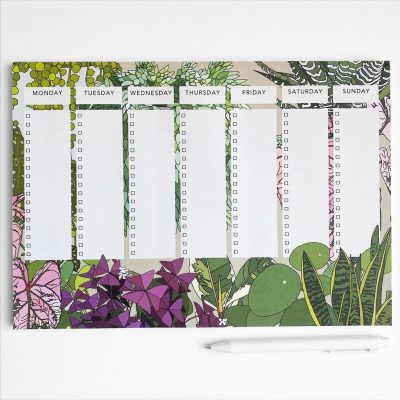 Houseplant Desk Planner by Kate Broughton