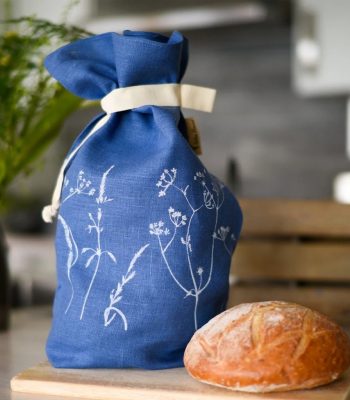 Helen Round Linen Bread Bag