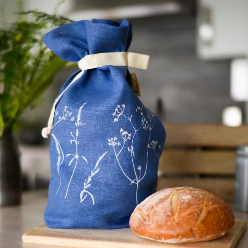 Helen Round Linen Bread Bag