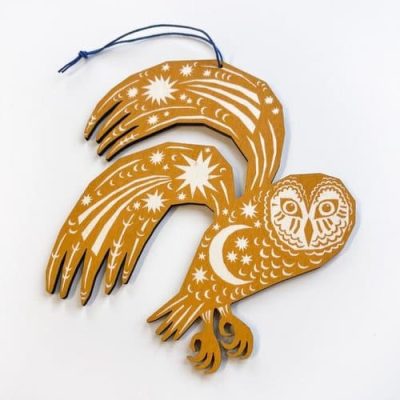 Screenprinted Wooden Decoration