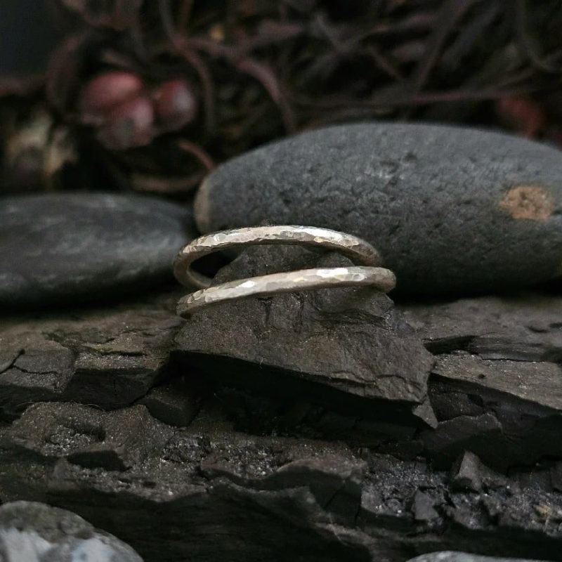 Light Hammer Silver Ring