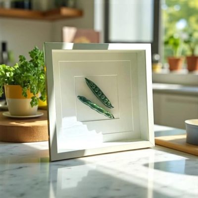 Peas in a Pod Ceramic Wall Art