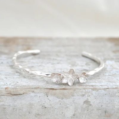 Hawthorn Blossom Bangle