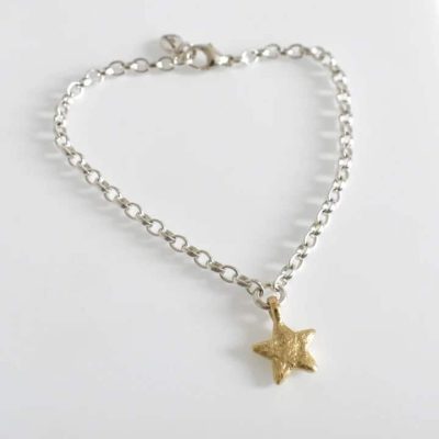 Granite Gold Star bracelet by Sophie Hooper