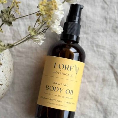 Organic body oil Las Alpujarras