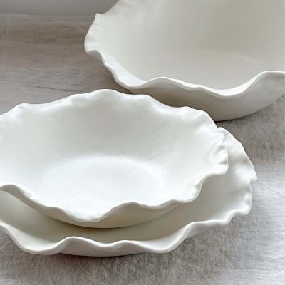 Porcelain Frill Small Bowl