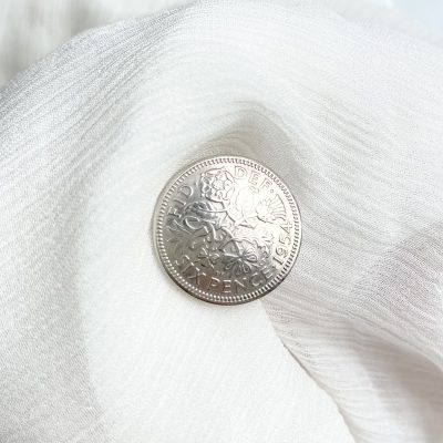 Queen Elizabeth Sixpence Brooch